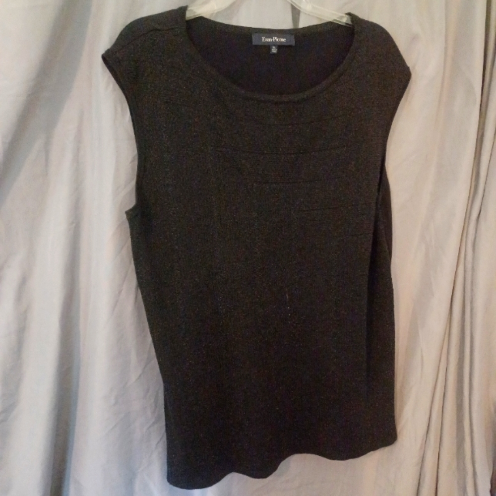 Evan-Picone Black Vest